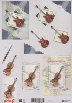 3D Schneidebogen Gitarre, Geige