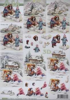 3D Schneidebogen Kinder, Bernhardiner