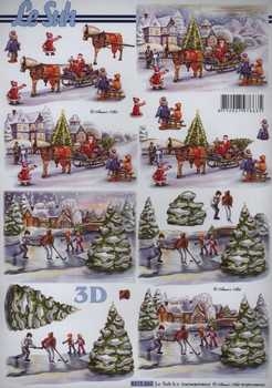 3D Schneidebogen Wintersport