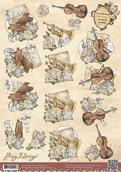 3D Schneidebogen Musikinstrumente