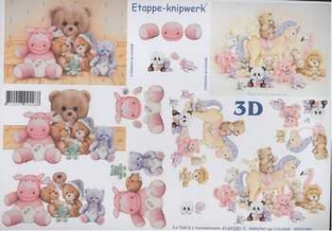 3D Schneidebogen Kuscheltiere