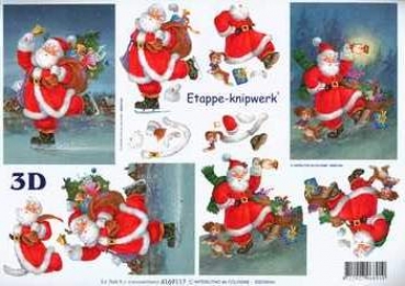 3D Schneidebogen Samichlaus Eislaufen