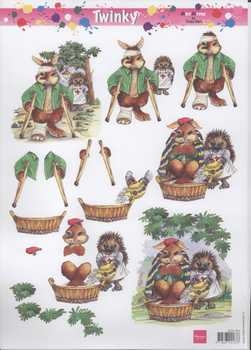 3D Schneidebogen Twinky Gute Besserung