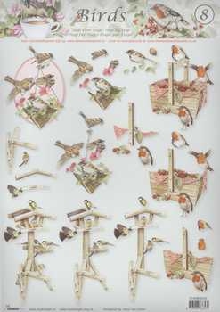 3D Schneidebogen Vögel 8