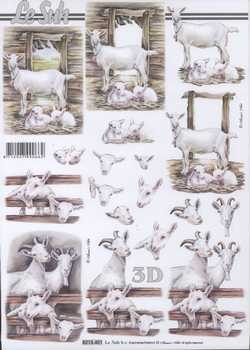 3D Schneidebogen Ziegen