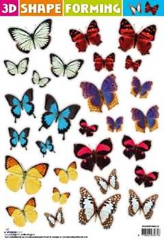 3D Shape Forming Schmetterlinge, 30