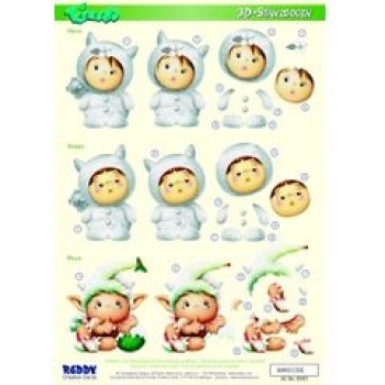 3D Stanzbogen Toread, Flora, Happy, Poya