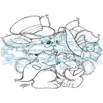 Clear Stamp, Laurence Collection, verliebtes Hasenpaar