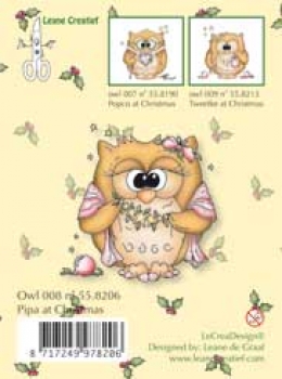 Clear Stamp Owlie's Pipa X-Mas