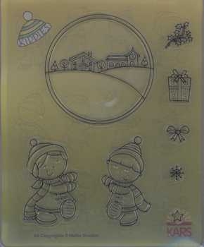 Clear Stamp Kinder, Weihnachten (cold Christmas)