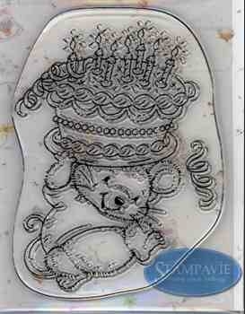 Clear Stamp Geburtstagmaus (Tina Wenke)