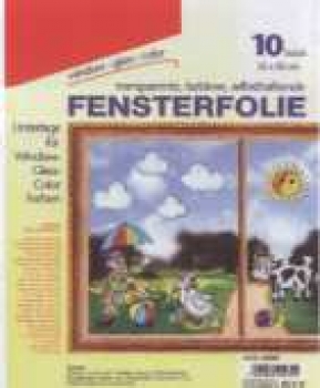 Fensterfolie selbsthaftend transparent