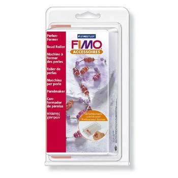 Fimo Perlenformer oval gewellt + rund