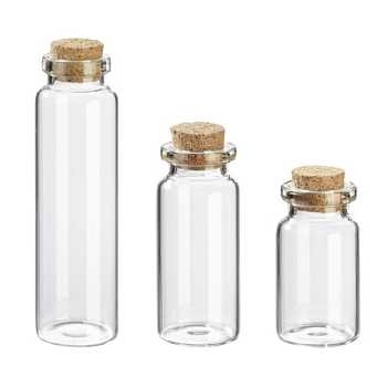 Glasröhrchen mit Kork