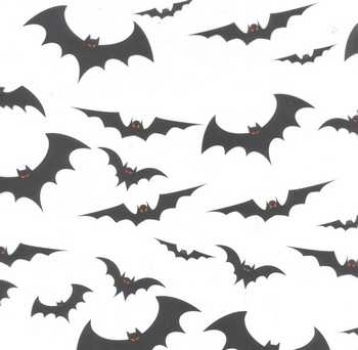 Laternenfolien-Zuschnitt Halloween, Fledermäuse