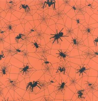 Laternenfolien-Zuschnitt Halloween, Spinnen