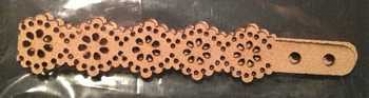 Lederarmband kamel