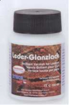 Leder Glanzlack farblos