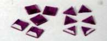 Mosaik Kunststoff dreieckig amethyst