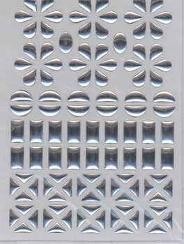 Mosaik-Sticker transparent