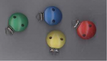 Nuggi Clips mit Löcher