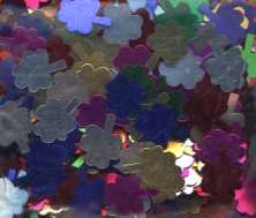 Pailletten Kleeblätter bunt