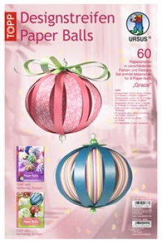 Designstreifen Paperballs Grace