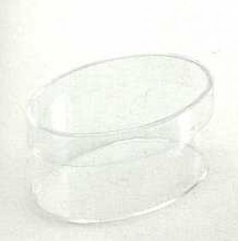 Plexiglas-Dose oval