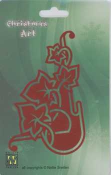 Embossing-Schablone Ecke Efeu