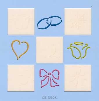 Embossing-Schablone (Block) Liebe / Hochzeit