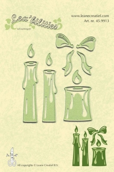 Stanzschablone Kerzen