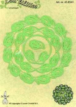 Stanzschablone Blumenrahmen