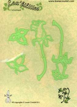 Stanzschablone Rosen