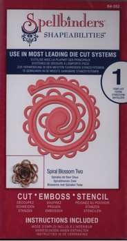 Stanzschablone Spellbinders Shapeabilities, 3D Blume 2