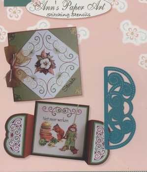 Embossing-Stickschablone Swirl