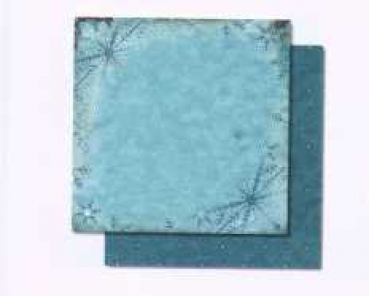 Scrapbooking-Papier Premium Glitter, Schneesterne