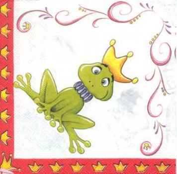 Serviette Froschkönig, Rarität