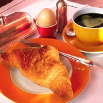 Serviette Frühstück