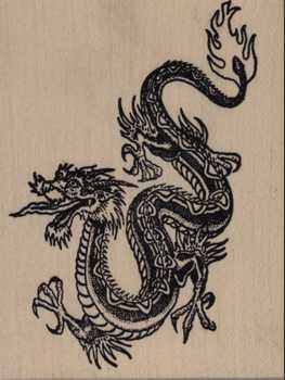 Stempel Drachen