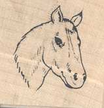 Stempel klein Pferdekopf