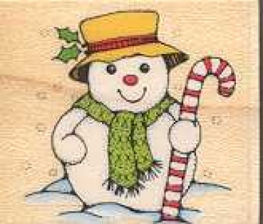 Stempel klein Schneemann