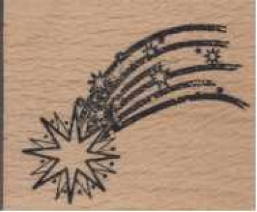 Stempel Stern mit Schweif