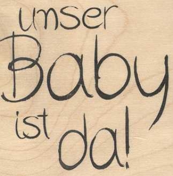 Stempel unse Baby ist da!