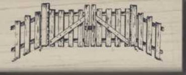 Stempel Gartenzaun