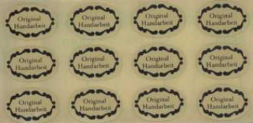 Sticker Original Handarbeit gold