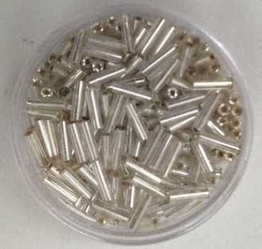 Stiftperlen silber