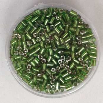 Stiftperlen dunkelgrün