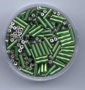 Stiftperlen dunkelgrün