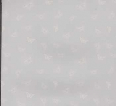 Transparentpapier Schmetterlinge weiss