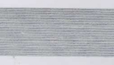 Verzierwachsstreifen flach, silber